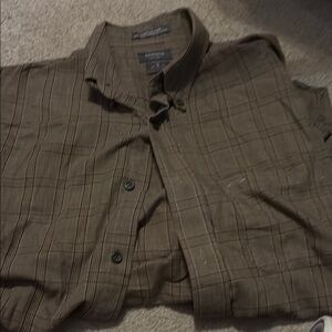 Arrow Brown Casual Button Down Shirt